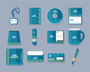 twelve identity brand icons