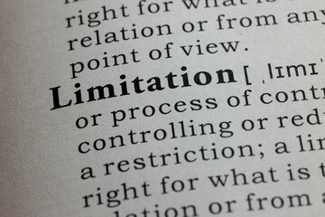 definition of limitation