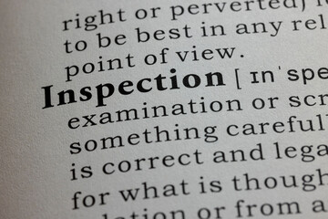 definition of inspection