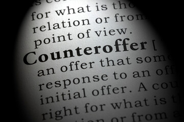 Obraz premium definition of Counteroffer