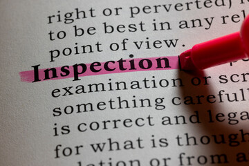 definition of inspection