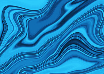 Obraz na płótnie Canvas Blue Stone Rock Wave Texture Wallpaper Natural Swirl Pattern Abstract Background Design Illustration