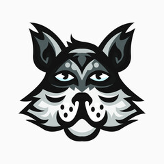 Sport Logo Mascot Illustration of Wolf