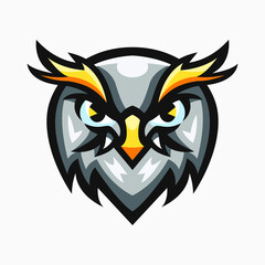 Fototapeta premium Sport Logo Illustration Mascot of Bald Eagle