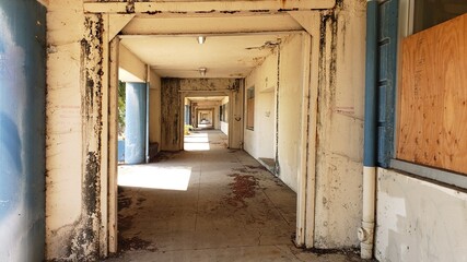 old abandoned building