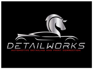 Abstract horse logo, silhouette, simple, line art