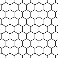 
Vector seamless monochrome honeycomb pattern.
Bee ornament. Lattice, sandblasting and laser cutting
