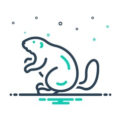 Mix icon for beaver