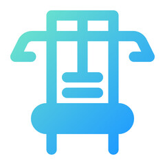 Gym Machine Icon Illustration