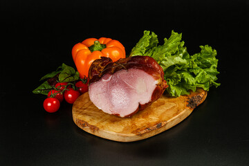 Delicous smoked pork for snack