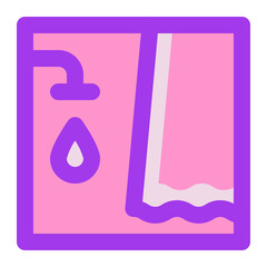 Shower Icon Illustration