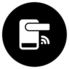 Door Lock Icon Illustration