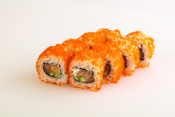 Japanese tradtional roll with salmon
