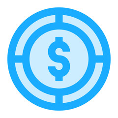 Finance Target icon illustration