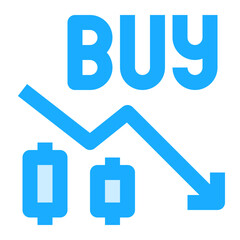 Buy Stock icon illustration