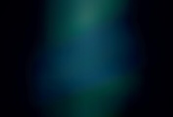 Dark Green vector blurred shine abstract texture.