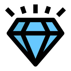 Diamond icon illustration