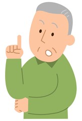 見上げる2・男性②