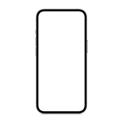 vector drawing new phone isolated on white background