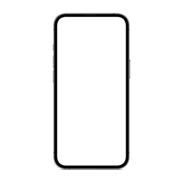 vector drawing new phone isolated on white background
