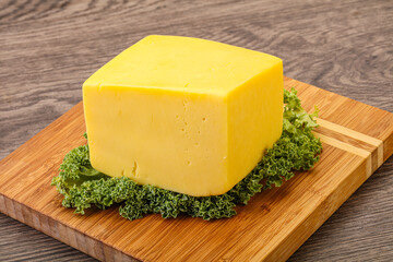 Yellow tilsiter cheese dairy product