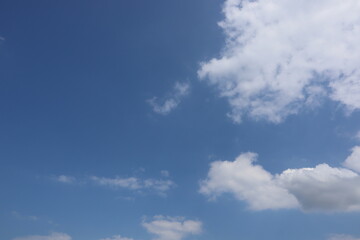blue sky with clouds