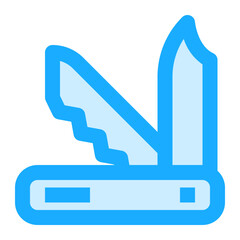 Swiss Knife Icon Illustration