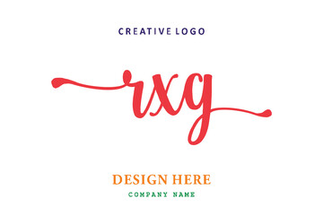 RXG lettering logo is simple, easy to understand and authoritative