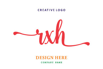 RXH lettering logo is simple, easy to understand and authoritative