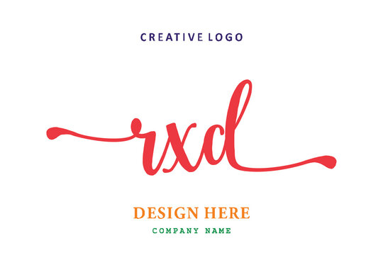 RXD lettering logo is simple, easy to understand and authoritative