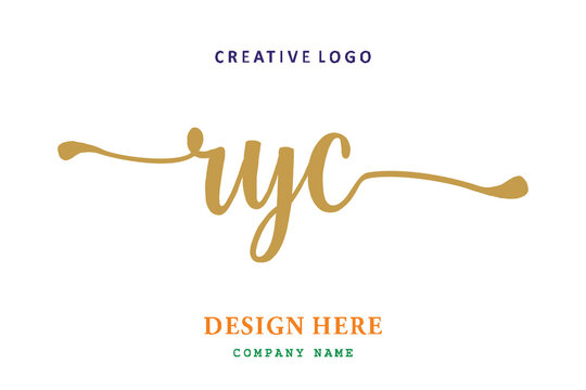 RYC lettering logo is simple, easy to understand and authoritative