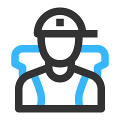 Traveler Icon Illustration