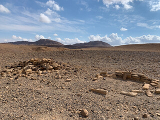 View of the desert, not far from the Dead Sea