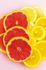 grapefruit and lemon