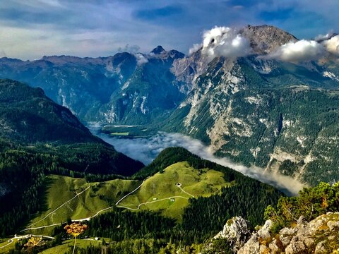 K&ouml;nigssee Blick vom Jenner (Bayern)