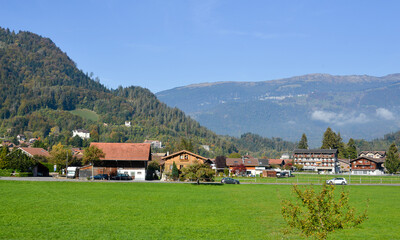 Mountain village in Interlaken, Switzerland
