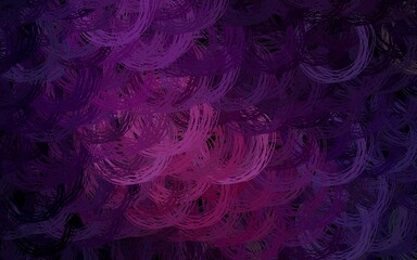 Dark Pink vector background with lines.