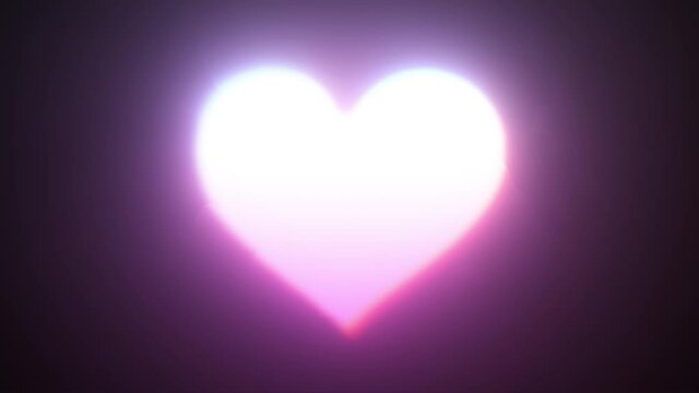 A faintly shimmering heart of flame light [loop compatible]