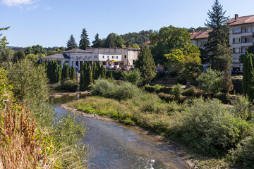 Fototapeta premium Center of town of Troyan, Lovech region, Bulgaria