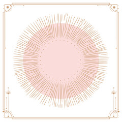 Vector illustration set of moon phases. Different stages of moonlight activity in vintage engraving style. branches of plants and flowers. sacred isoteric geometry