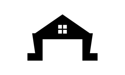 building icon simple home logo