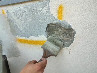 大規模修繕工事の劣化箇所補修状況