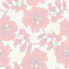 Floral Seamless Pattern Background