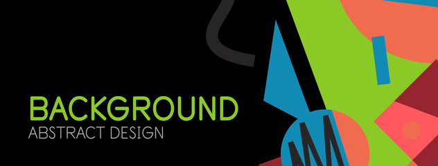 Abstract background with blocks, lines, geometric shapes. Techno or business concept for wallpaper, banner, background, landing page