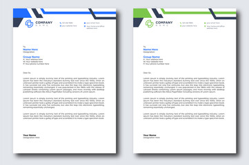 Elegant Corporate a4 letterhead design template modern professional letterhead pad