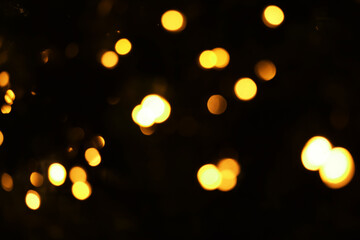 abstract bokeh background yellow