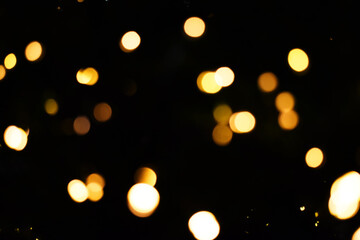abstract bokeh background yellow