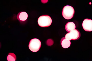 abstract christmas lights bokeh pink