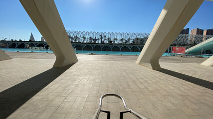 person on the bridge