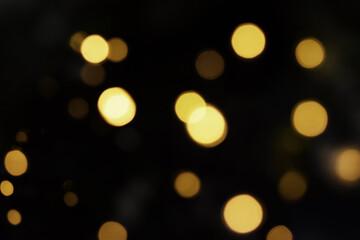abstract bokeh background yellow